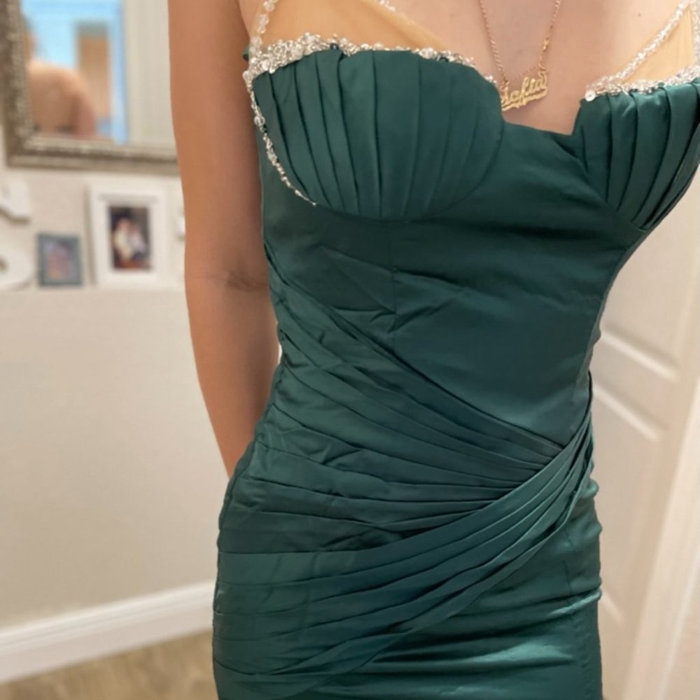 Custom Emerald Green Formal Gown